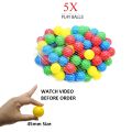 Mini Soft Balls For Kids Pool Mini 45 mm Size Plastic for Tent, Multi color balls small size Multipurpose balls for kids. 