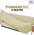 Beddy's Studio Sofa Covers For 1 Seater, 2 Seater, 3 Seater, 5 Seater, 6 Seater, 7 Seater Sofa Cover  Jersey Cotton Elastic Fitted Couch Covers. 