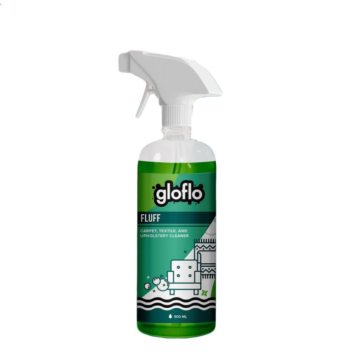 GLOFLO FLUFF | STAIN REMOVER & CLEANER FOR CARPETS, UPHOLSTERY, AND FABRICS