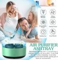 Ashtray Smoke Sucker - Advanced Smoke Absorption System - Portable Air Purifier for Homes, Offices, and Smoking Areas - Reduces Secondhand Smoke - Innovative Design for Clean Air and Odor Control. 