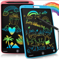 8.5" Rainbow LCD writing tablet for kids - digital drawing pad erasable writing board. 