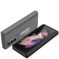 Biruiqu For Samsung Galaxy Z Fold 3 5G Case Hinge Protection Magnetic Case Ultra Thin PC Silicone 360-degree All-Inclusive Hinge Folding Automatic Recovery Magnetic Suction Cover. 