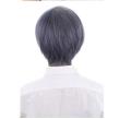 New Anime Black Resistant Synthetic Gray Short Wig Butler Kuroshitsuji Ciel Phantomhive Cosplay Wig. 