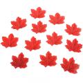 50Pcs Artificial Maple Leaves Autumn Leaves for Home Wedding Christmas Party Decoration Fabric Maple Leaf. 