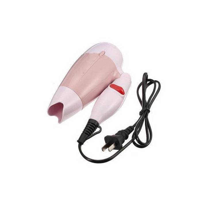 Foldable Hair Dryer Pink - 1000W