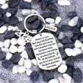 Stainless Steel Graduation Keychain Motivational Quote Inspirational Keyring 2024 Graduate Gift for Graduation Present High School Senior College Graduate Sister Gift Brother Gift. 