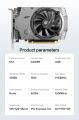 MLLSE AMD Radeon RX 550 4GB Video Graphics Card GDDR5 128bit PCI-E X16 HDMI DP DVI RX 550 4gb Desktop Gaming Video Card. 