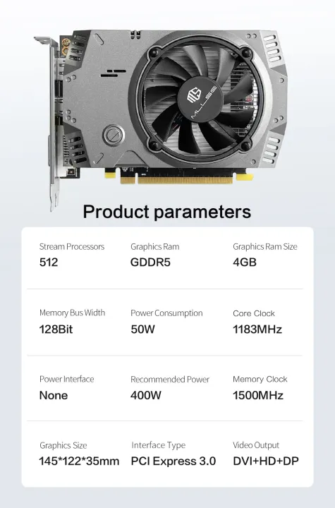 MLLSE%20AMD%20Radeon%20RX%20550%204GB%20Video%20Graphics%20Card%20GDDR5%20128bit%20PCI-E%20X16%20HDMI%20DP%20DVI%20RX%20550%204gb%20Desktop%20Gaming%20Video%20Card%20-%20Image%203
