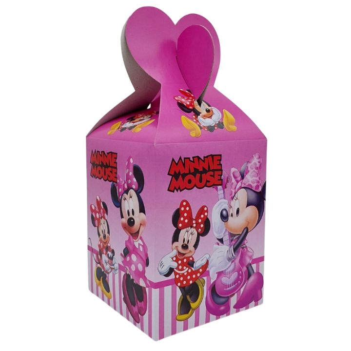 MINNIE MOUSE THEME GOODY BOX - PACK OF 10 GOODY BOX - MINNIE MOUSE GOODY BOX