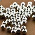 Silver Plated 10mm Round Loose Beads for Jewelry Craft Making, vase filling, home decoration.. 