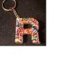 Handmade resin keychains from A to Z. 