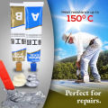Industrial Heat Resistance Cold Weld Metal Repair Paste A&B Adhesive Gel. 