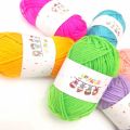 12Pcs Acrylic Yarn Knitting Wool Crochet Yarn, Ideal for Beginners, Kids Crafts, Small Projects. 
