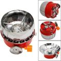 Portable Windproof Camping Stove Gas stainless steel outdoor Stove Camping cooking Stove for BBQ/Fishing, Camping accessories. 