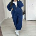 Winter Collection By Sana Saleem Cozy Luxe Winter Tracksuit by Sana Saleem – Oversized Hoodie & Wide-Leg Pants Set for Women. 