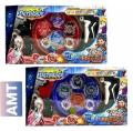 Famous Quality 4 in 1 Metal Beyb Toy Set with Stadium and 2 Launchers (4 Blade, Beyb) (Multi_Color) for Kid. 