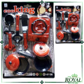 Royal Small Kitchen Toy Set 6 Pieces - Playsets - Kitchen Toys - for Pakistani Cute Girls. 