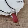 Trendy Dmc Devil Maycry 5 Dante Pendant Necklace Red Blue Gem Cosplay Necklaces Long Rope Chain Vintage S For Men. 