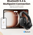 Edifier ES850NB Active Noise Cancelling Headphones, Over Ear Bluetooth Headset, 92H Playtime Wired & Wireless Hi-Res Audio Certified, Fast Charging Clear Calls for Home Office Travel | Edifier Headphones | Edifier Es850NB |. 