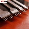 Leather Craft Tool Set Stainless Steel Hole Chisel Graving Stitching Punch Tools Kit. 