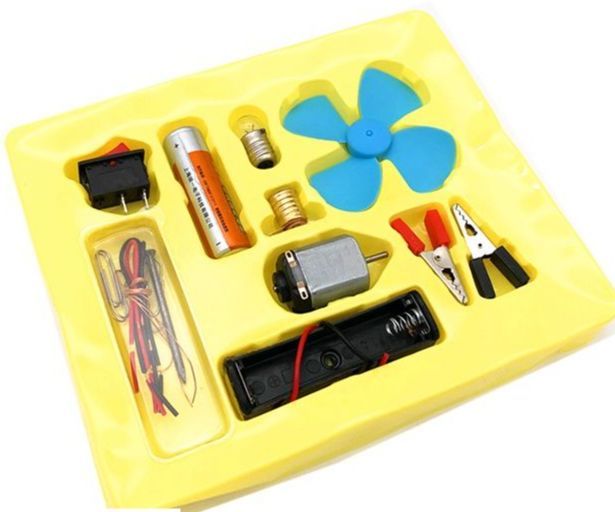 Electronic Science Project Kit for Kids Interesting Project for kids, dr Light Control Fan Circuit Science Diy Kit Educational