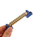 6*9 4/6/8/10/12 Holes Electrical Connector Distribution Box Neutral Terminal Rail Terminal Block High Bridge Type Ground Bar Eatop. 