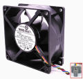 NMB-MAT Minebea 3615ML-04W-B76 Server - Square Fan V02, sq92x92x38, 12V 1.60A. 