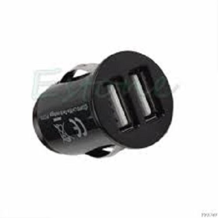 New universal car charger dual usb port adapter cigarette lighter converter black 1 pc