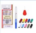 Stich opener Embroidery Needle Weaving Tool 16 Needles Seam Ripper Needle Threader + 10 Threads kit. 