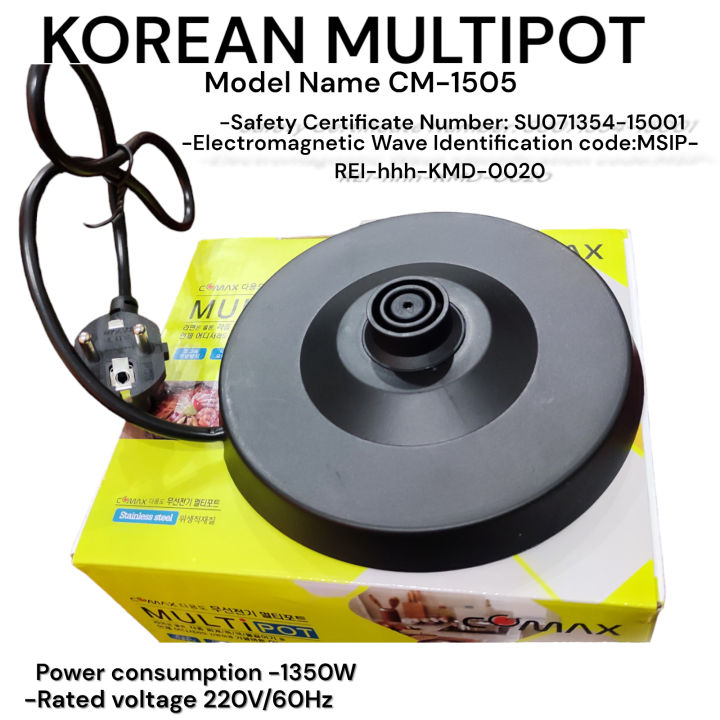 Comax%20Multi%20Cooker%20%7C%20%201.5L%20Multi%20Purpose%20Kettle,%20Electric%20Kettle%20&%20Thermo%20Pots%201350w%20CM-150s%20Manufactured%20for%20KOREA%20-%20Image%203