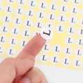 100 pcs Paper Self-Adhesive Size Labels for Clothing Garment Sticker tags Size Label XS/S/M/L/XL. 
