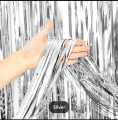 Meters Party Backdrop Curtains Glitter Gold Tinsel Fringe Foil Curtain Birthday Wedding Decoration Adult Anniversary Decor. 