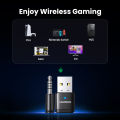 UGREEN USB Bluetooth 5.3 Tran‘smitters APTX HD 3.5mm Audio Adapter Plug and Play for PS4 PS5 Switch Gaming Mac. 