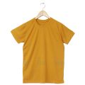 The Shop - Basic Round Neck Half Sleeves Mustard T Shirt For Men & Women - MY-RN1. 
