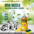 Buy 2 Get 1 Free with 3 Sponge Free | Dish Dazzle Dishwashing Liquid 500ml | Pack of 3 with 3 Sponge. 