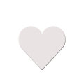1 Piece Of 4 x 4 - 6x6 - 8 x 8 - 12 X 12 Inches 100% Cotton Primed Stretched Heart Shaped Canvas Board For Acrylic & Oil Painting 4x4-6x6-8x8-12x12. 