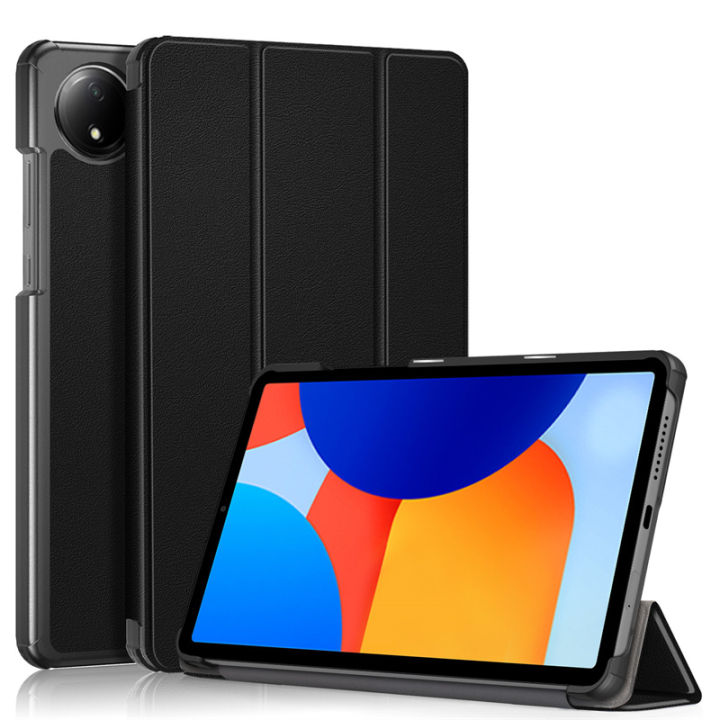 For Xiaomi Redmi Pad SE 8.7inch 2024 Case Slim Tri-fold Smart Flip Cover Full Coverage Casing