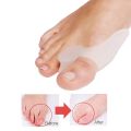 Pack Of 5 Pairs Silicone Gel Foot Fingers Hole Bunion Toe Separator Thumb Valgus Protectors. 