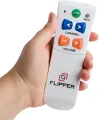 Flippér Big Button Remote for Seniors, Elderly - Universal TV - Set Favorite Channels - Learning - Supports IR Devices. 