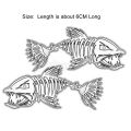 MA Skeleton Fish Bones R&L Vinyl Decals Stickers Kayak Fishing Boat Car Parts-Multicolor. 