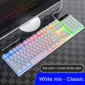 Waterproof Gaming KeyBoard RGB with Removable Switches & Breathing LED Backlighting for PC Gaming, Typing, Mobile Pubg, Laptop, Free Fire. 