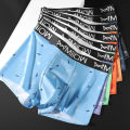 MiiOW 4Pcs Boxers Men Underwear Breathable Innerwear Printing Man Boxer Men's Panties Male Trunks Underpants M1050. 