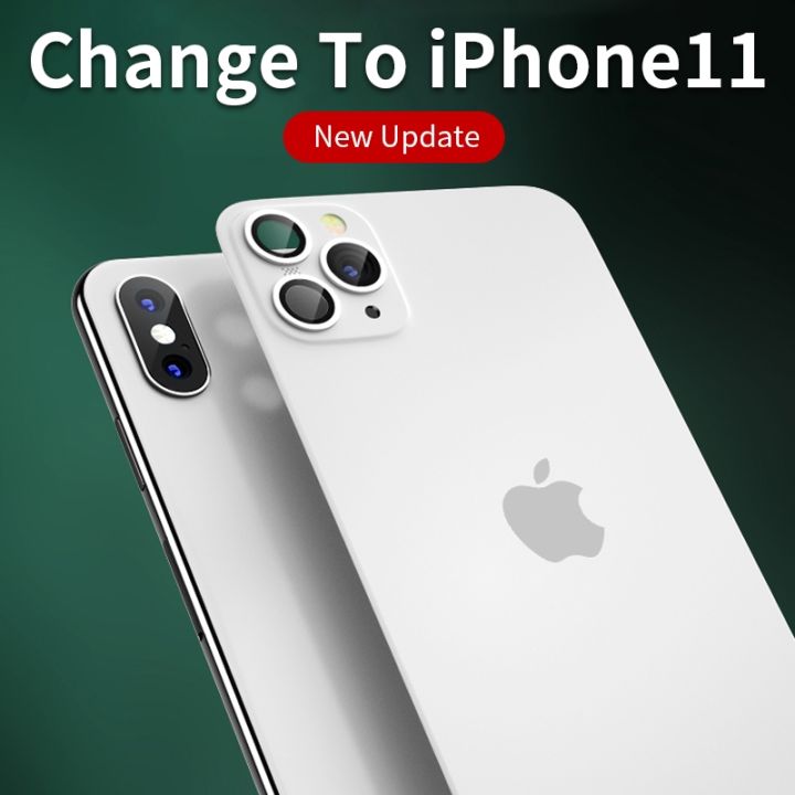 Convert%20iPhone%20X%20%20to%2011%20PRO%20/%2011%20PRO%20MAX,%20Converter%20Sheet%20Back%20Protection%20Camera%20Lens%20Protection%20Convert%20iPhone%20Case%20-%20Image%202