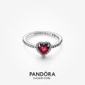 Pandora Elevated Red Heart Ring. 