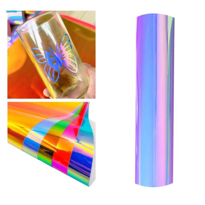 1 Roll Permanent Vinyl Multipurpose Craft Vinyl Film Sheet Permanent Adhesive Vinyl Rolls for Card