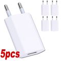 EU Plug USB Travel Wall Charger 5V 1A Power Adapter For Apple iPhone Samsung Xiaomi Google Universal EU Quick Charger Plug. 