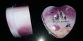 1 Piece - Accessories Mini Storage Box - Heart Shaped Gift Box (We Got Married) Small Steel Box. 