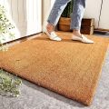 Handmade Natural Coconut Coir Striped Design Doormats Large Size Long Lasting, Main Entrance Rug with Anti Skid for Indoor, Outdoor, Kitchen, Home and Office - 50 x 80  cm & 60X90 cm (Beige). 