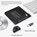 DVD CD-ROM RW Optical Drives USB 3.0 SATA External Enclosure for Laptop Computer. 