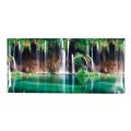 4X Blue Fresh Sea Background Aquarium Ocean Landscape Poster Fish Tank Background. 